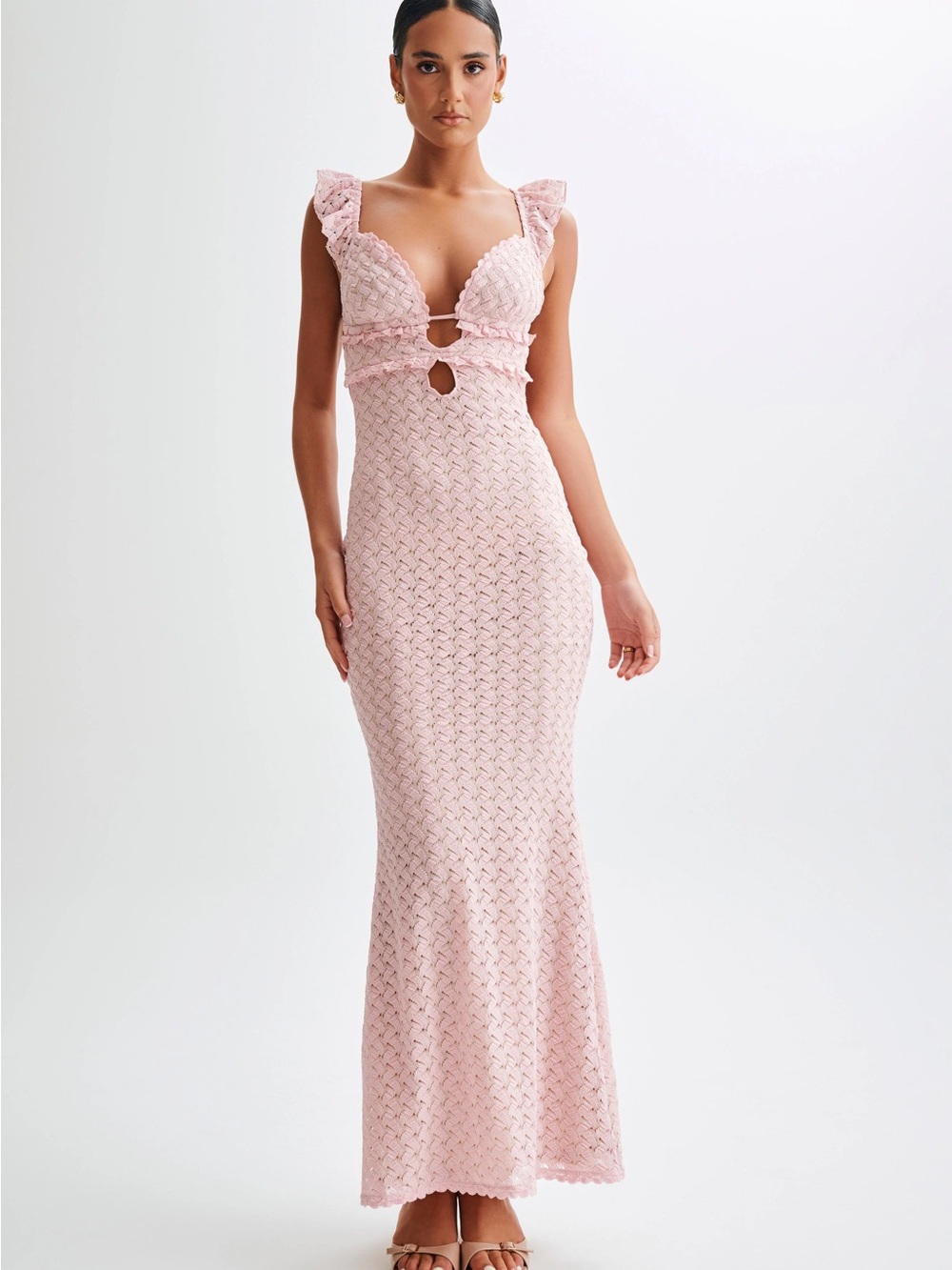 Meshki-Ezra Lace Maxi Dress